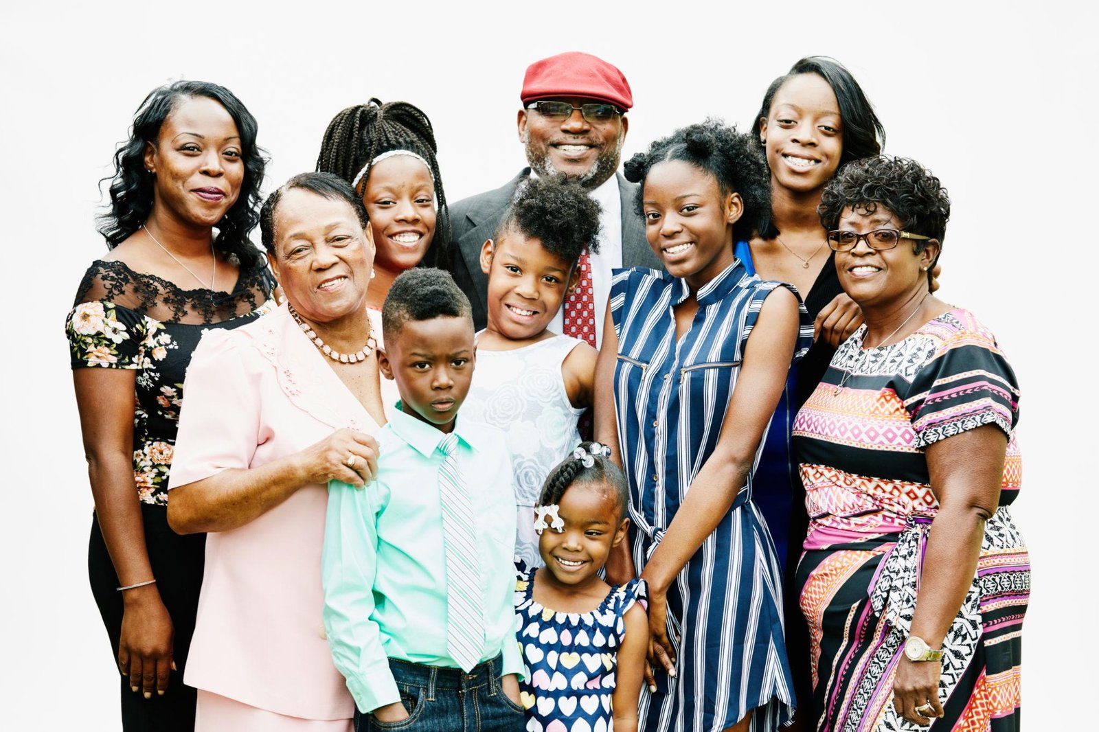 Family remembering a loved one